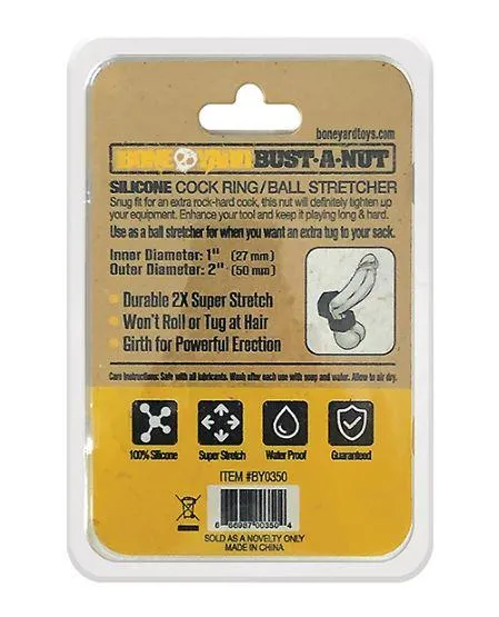 Boneyard Male Sex Toys Boneyard Bust A Nut Cock Ring Black Boneyard Male Sex Toys Boneyard Bust A Nut Cock Ring Black