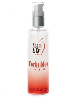 Forbidden Anal Water Based Lube 4 Oz Adam Eve Anal