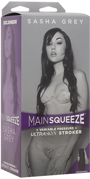 Main Squeeze Sasha Grey ULTRASKYN Pussy Stroker Flesh Doc Johnson Male Sex Toys