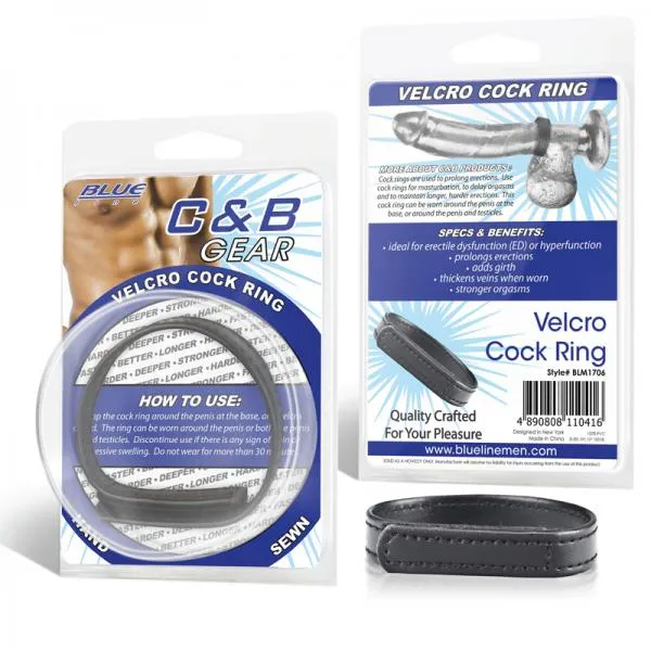Male Sex Toys C B Gear Velcro Cock Ring Black Electric Eel Male Sex Toys C B Gear Velcro Cock Ring Black Electric Eel