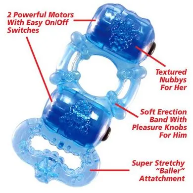 Screaming O Tri O Triple Ring Assorted Color Screaming O Male Sex Toys Screaming O Tri O Triple Ring Assorted Color Screaming O Male Sex Toys