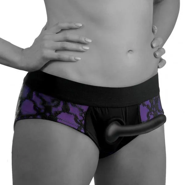 Strap U Female Sex Toys Lace Envy Pegging Set With Lace Crotchless Panty Harness And Dildo Strap U Female Sex Toys Lace Envy Pegging Set With Lace Crotchless Panty Harness And Dildo