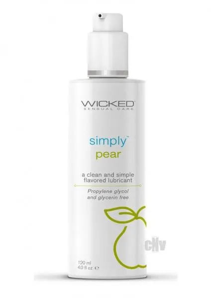 Vibrators Simply Pear Lube 4oz Seductucom