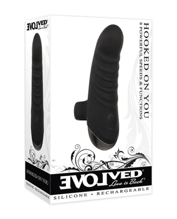 Evolved Sex Toys Vibrators Evolved Hooked On You Finger Vibe