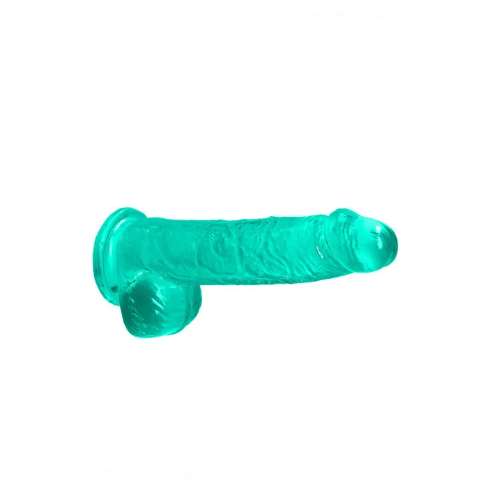 Shots Toys Female Sex Toys Realistic dildo with testicles Crystal Clear 17 cm Turquoise Shots Toys Female Sex Toys Realistic dildo with testicles Crystal Clear 17 cm Turquoise