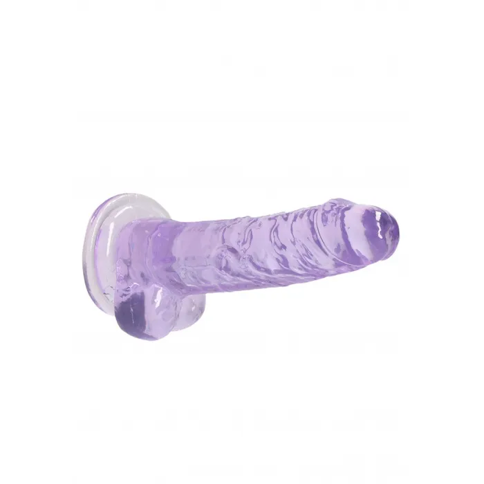 Shots Toys Female Sex Toys Realistic dildo with testicles Crystal Clear 19 cm purple Shots Toys Female Sex Toys Realistic dildo with testicles Crystal Clear 19 cm purple