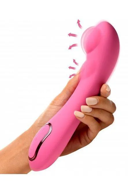 Sex On the Go Female Sex Toys ExtremeG Inflating Gspot Silicone Vibrator