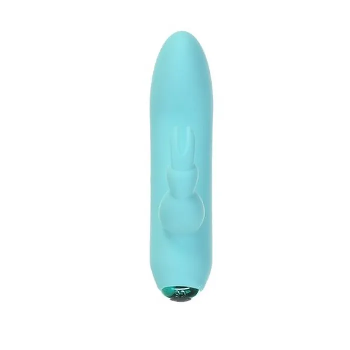 Alices Bunny Rechargeable Bullet w Rabbit Sleeve Teal PowerBullet Vibrators