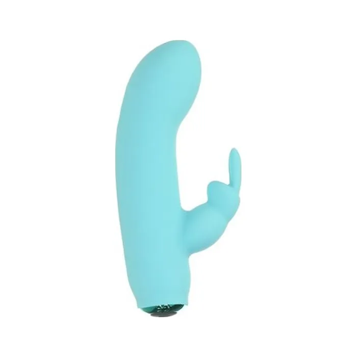 Alices Bunny Rechargeable Bullet w Rabbit Sleeve Teal PowerBullet Vibrators