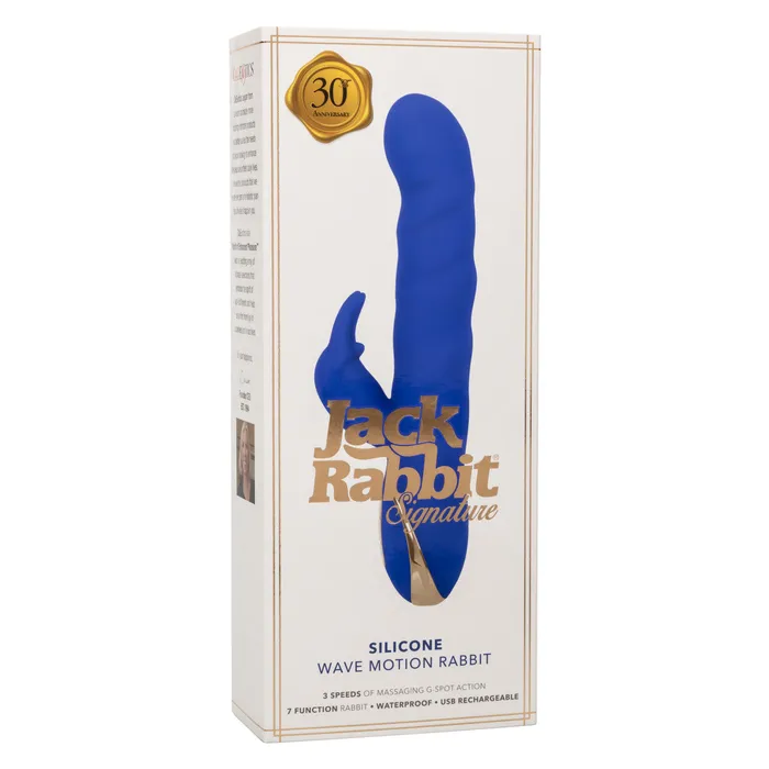 CalExotics Female Sex Toys Jack Rabbit Signature Silicone Wave Motion Rabbit Vibrator