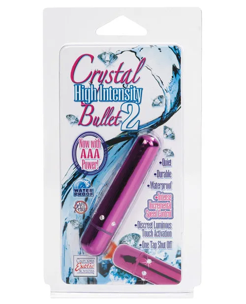 California Exotic Novelties Female Sex Toys Crystal High Intensity Bullet 2 California Exotic Novelties Female Sex Toys Crystal High Intensity Bullet 2