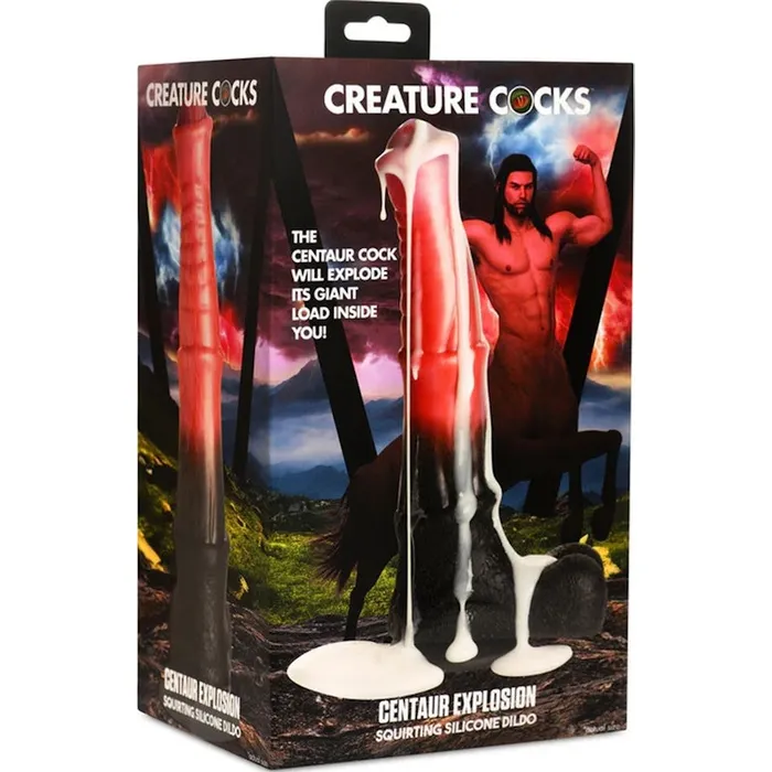 Creature Cocks Dildos Centaur Explosion Squirting Silicone Dildo 96 BlackPink