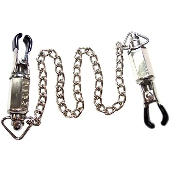 Rouge Weighted Adjustable Stainless Steel Nipple Clamps Silver Rouge Garments Anal Rouge Weighted Adjustable Stainless Steel Nipple Clamps Silver Rouge Garments Anal