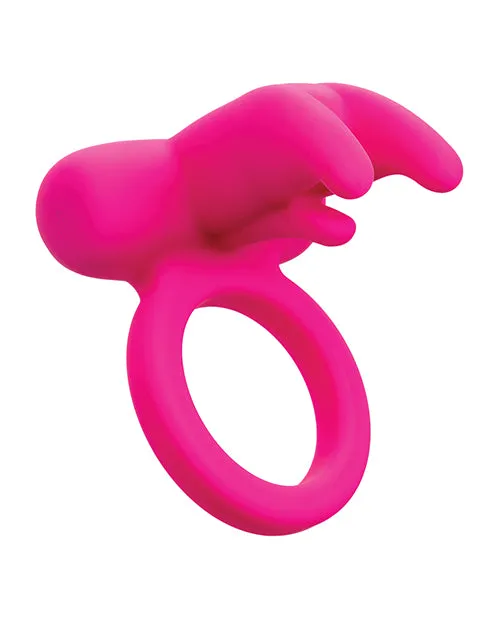 Silicone Rechargeable Triple Clit Flicker Pink California Exotic Novelties Vibrators