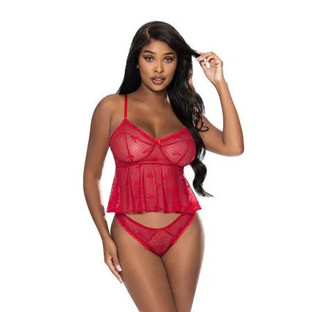 Vibrators Magic Silk Magic Silk With Love Flutter Cami Cheeky Panty Set Red SM Vibrators Magic Silk Magic Silk With Love Flutter Cami Cheeky Panty Set Red SM