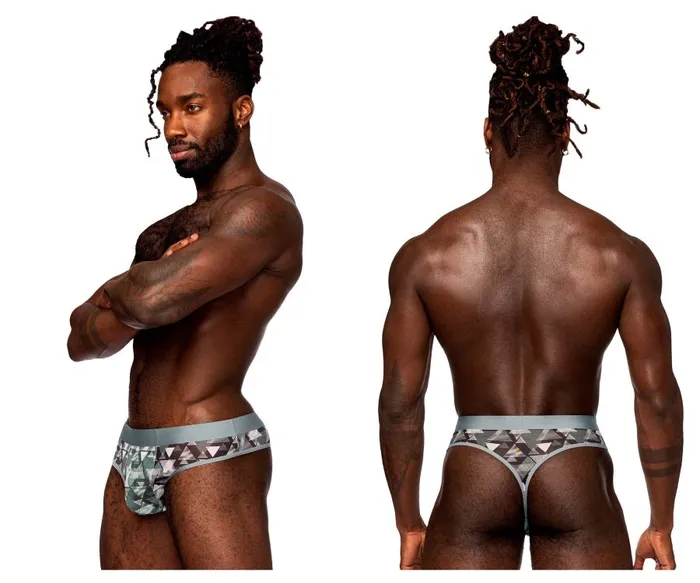 Vibrators Male Power Sheer Prints Thong