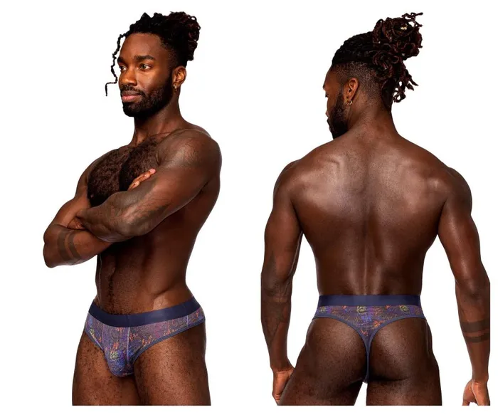 Vibrators Male Power Sheer Prints Thong Vibrators Male Power Sheer Prints Thong