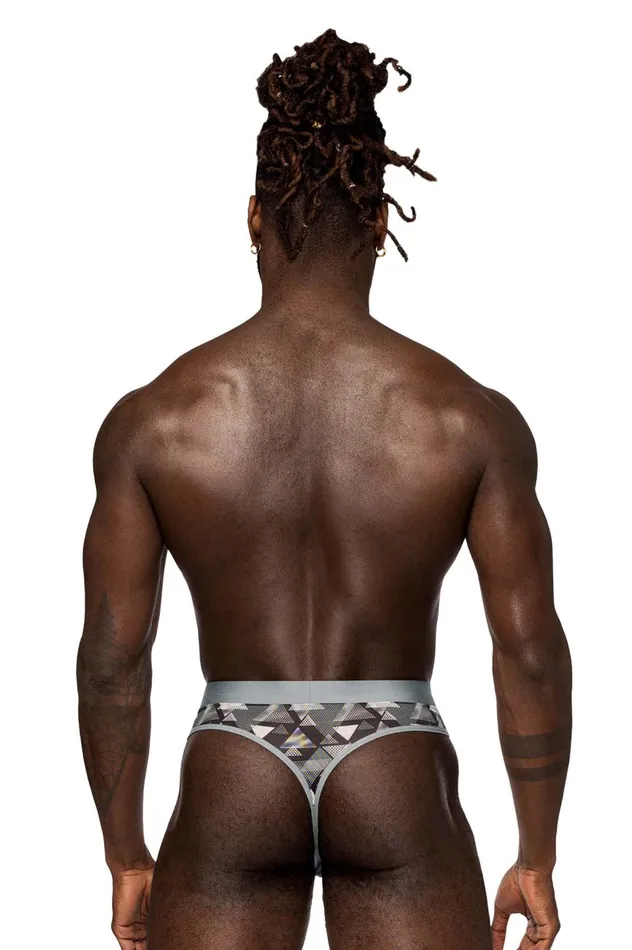Vibrators Male Power Sheer Prints Thong Vibrators Male Power Sheer Prints Thong