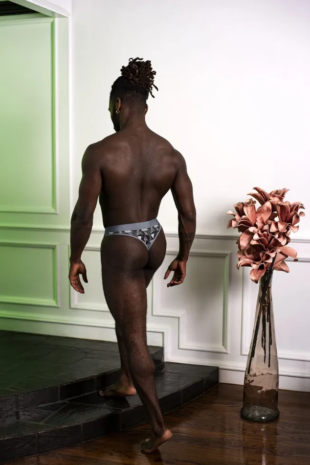 Vibrators Male Power Sheer Prints Thong Vibrators Male Power Sheer Prints Thong
