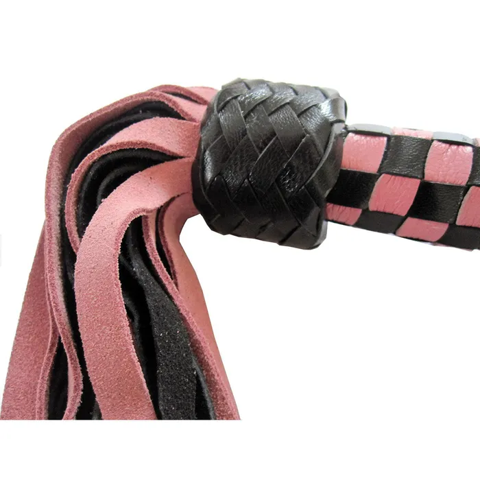 Vibrators Short Suede Flogger PinkBlack Ruff Doggie Styles Vibrators Short Suede Flogger PinkBlack Ruff Doggie Styles