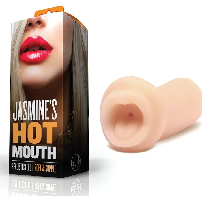 X5 Men Jasmines Hot Mouth Masturbator Beige X5 Men Male Sex Toys