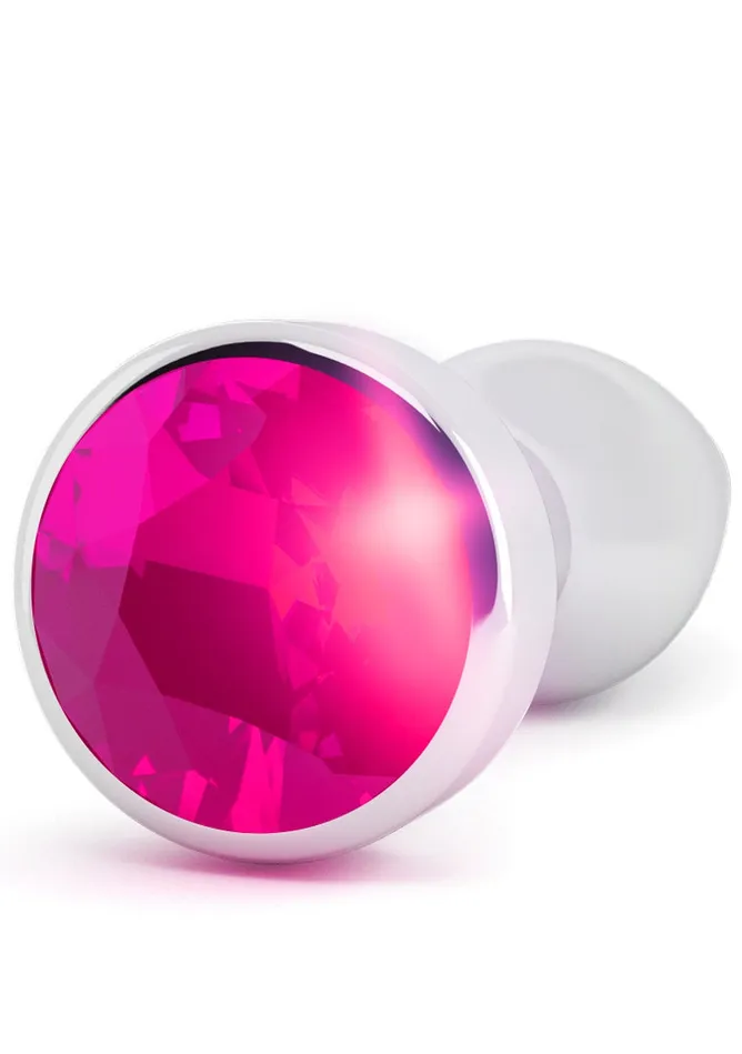 Anal Shots America R9 Silver Plug 39 Inch Pink Sapphire