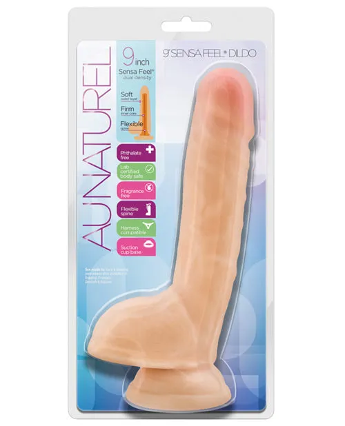 Blush Novelties Dildos Blush Au Naturel 9 Sensa Feel Dildo Beige