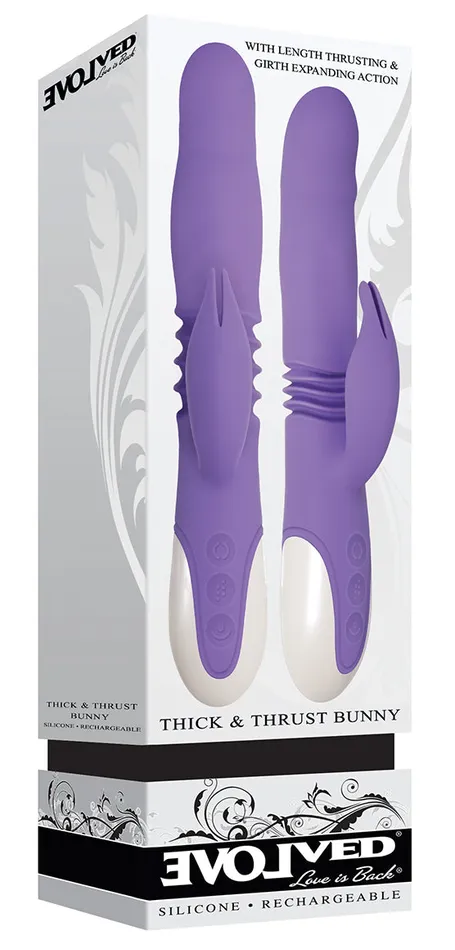 Evolved Novelties Vibrators Thick Thrust Bunny