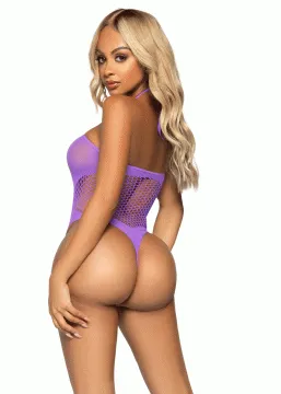 Teddies And Bodies Netted Keyhole Bodysuit Leg Avenue