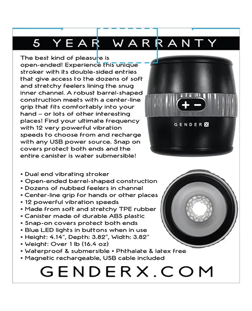 Anal GenderX Gender X Barrel of Fun WhiteClear