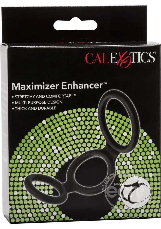 Cal Exotics Maximizer Enhancer Silicone Erection And Scrotum Enhancer Cock Ring Black Male Sex Toys Cal Exotics Maximizer Enhancer Silicone Erection And Scrotum Enhancer Cock Ring Black Male Sex Toys