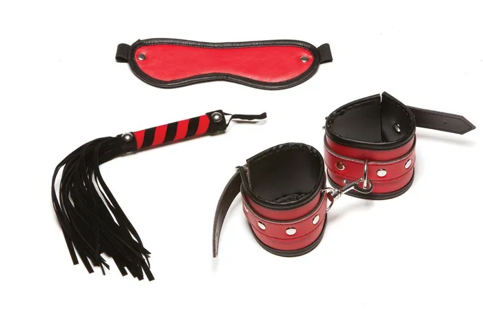 Couples Allure Leather XPlay by Allure 3 PC Passion Kit