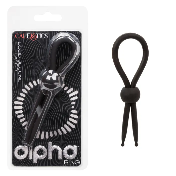 Female Sex Toys Cal Exotics Alpha Liquid Silicone Lasso Black
