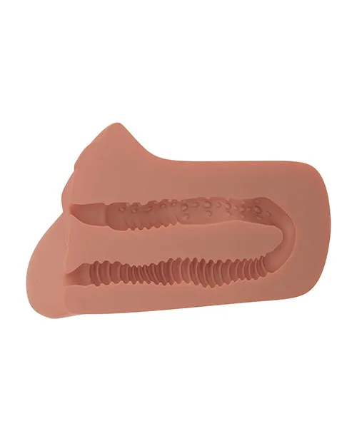 Male Sex Toys Pipedream Products PDX Plus Pick Your Pleasure Stroker Tan