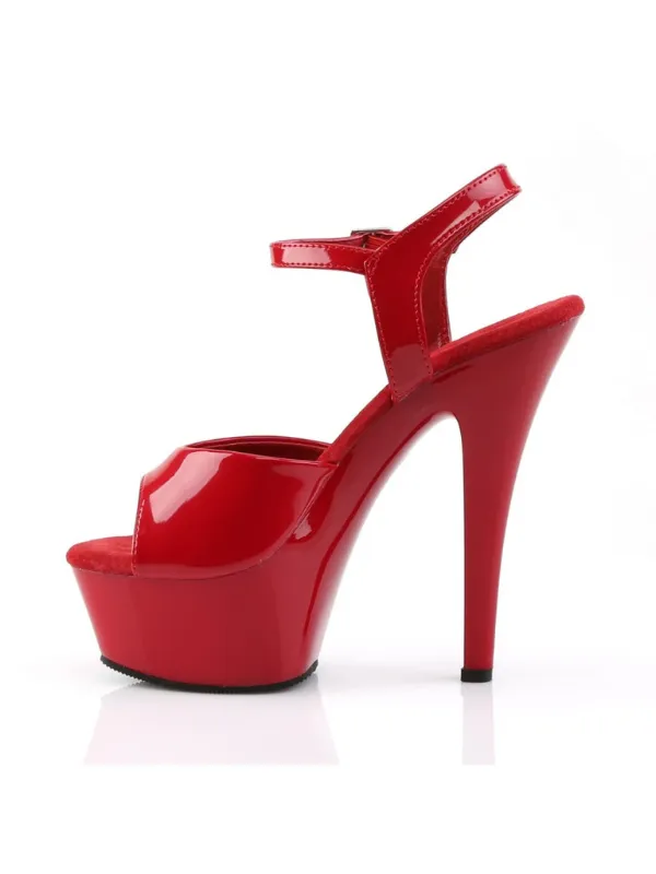 Pleaser Kiss 209 Peep Toe Sandal NNN Retail Ltd Vibrators