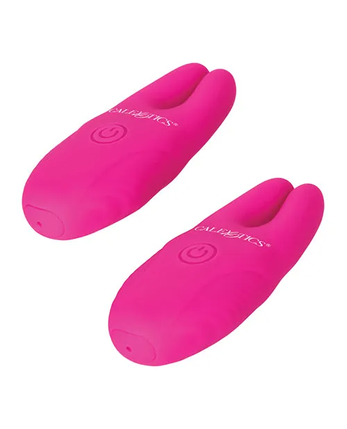 Silicone Nipple Clamps wRemote Cal Exotics Female Sex Toys