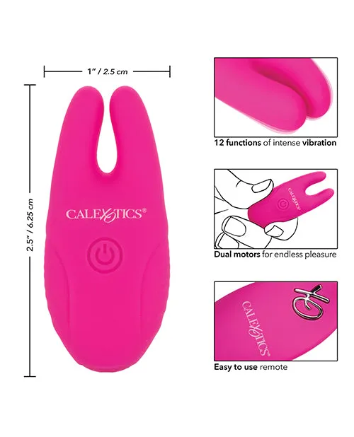 Silicone Nipple Clamps wRemote Cal Exotics Female Sex Toys
