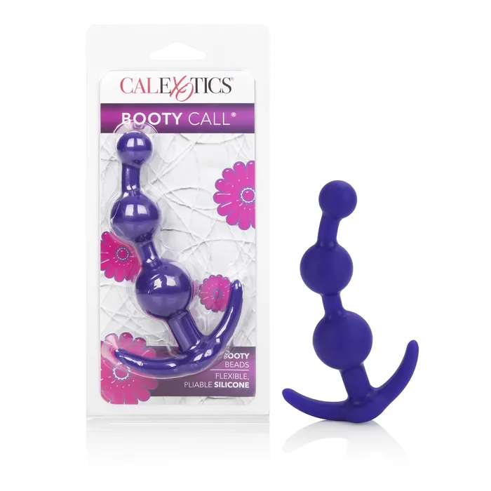 Anal California Exotic Novelties Booty Call Booty Beads Purple