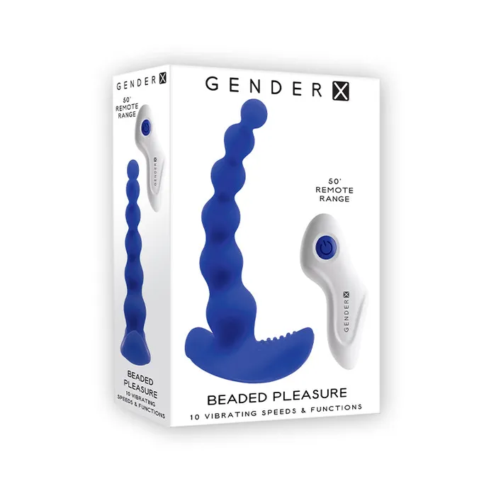 Anal Gender X Beaded Pleasure Blue Evolved