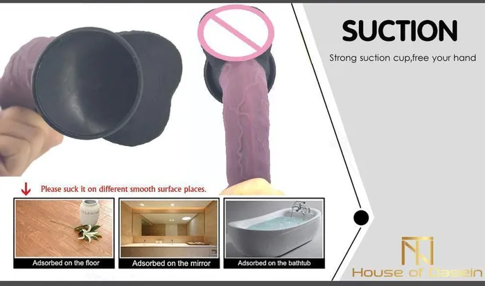 Anal House of Dasein Realistic Dildos 23Cm Silicone Realistic Dildo Butt Plug Anal Pink