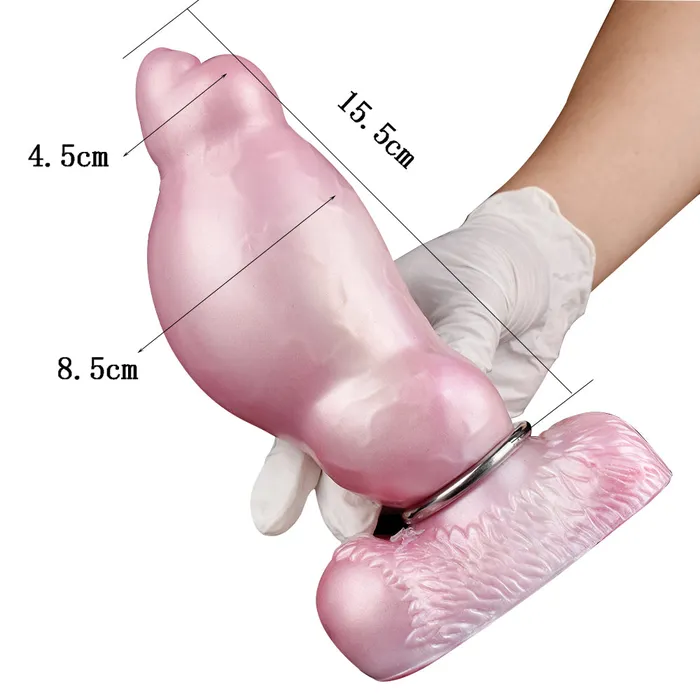 Anal House of Dasein Realistic Dildos Inflatable Shiba Pink Silicone Dildo Anal Toys 728 Inch 53 Cm 599 Gram