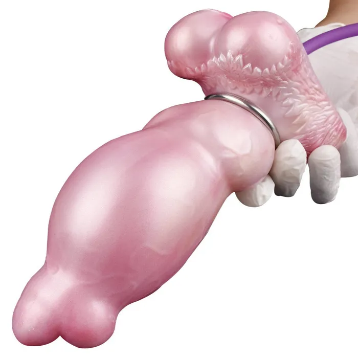 Anal House of Dasein Realistic Dildos Inflatable Shiba Pink Silicone Dildo Anal Toys 728 Inch 53 Cm 599 Gram