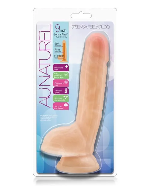 Blush Novelties Dildos Au Naturel Sensa Feel Dildo 9in