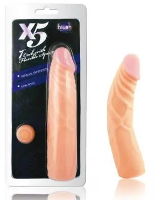 Blush Novelties Dildos X5 7 Dildo Wflexible Spine Package Of 8