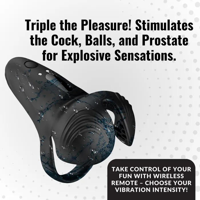 Bozatta Female Sex Toys AdultLuxe Ballsy Vibrator with Remote Control