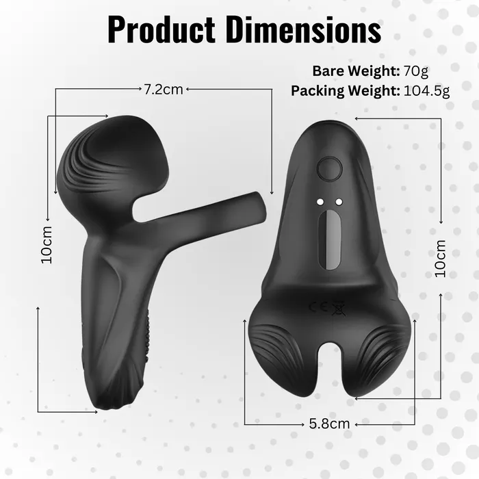 Bozatta Female Sex Toys AdultLuxe Ballsy Vibrator with Remote Control