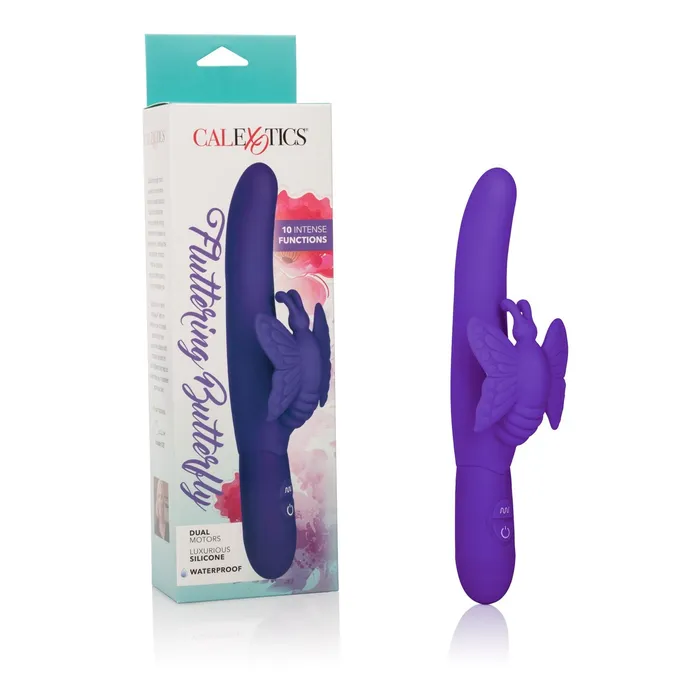CalExotics Vibrators Posh Fluttering Butterfly Purple