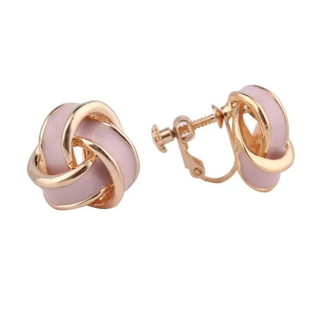 CHASTITY CAGE CO Female Sex Toys Candy Enamel Clip on Earrings