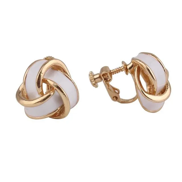 CHASTITY CAGE CO Female Sex Toys Candy Enamel Clip on Earrings CHASTITY CAGE CO Female Sex Toys Candy Enamel Clip on Earrings