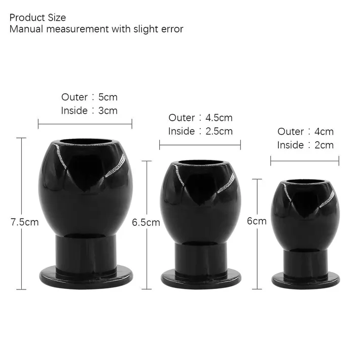 CHASTITY CAGE CO Male Sex Toys EXVOID Anal Wash Enema Vagina Anus Dilator Butt Expansion Adult Product Butt Plug Hollow Anal Plug Sex Toys for Women Men SML CHASTITY CAGE CO Male Sex Toys EXVOID Anal Wash Enema Vagina Anus Dilator Butt Expansion Adult Product Butt Plug Hollow Anal Plug Sex Toys for Women Men SML